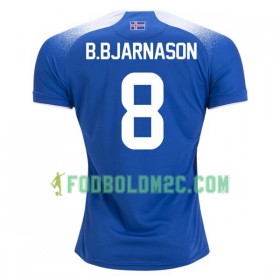 Island VM 2018 B.Bjarnason 8 Hjemmebanesæt Kortærmet